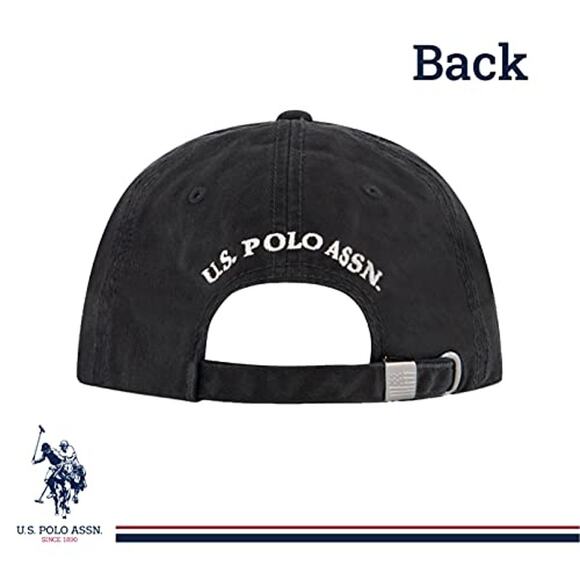 NWT U.S. Polo Assn. Mens Baseball Cap, Black-OS - Picture 3 of 5